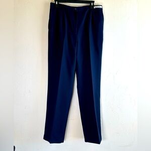 NWT Pendleton 100% Wool Classic Navy Blue True Fit Pants Sz 10
